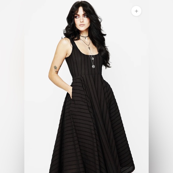 Disturbia Blythe Handkerchief Hem Midaxi Dress Size US-2/UK-6/EU-34 NWT - Picture 3 of 9